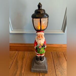 15.5” H Christmas Santa Lantern